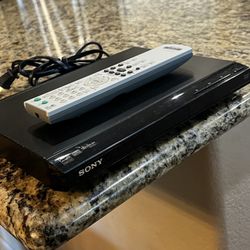Sony DVD And CD Player With Remote 