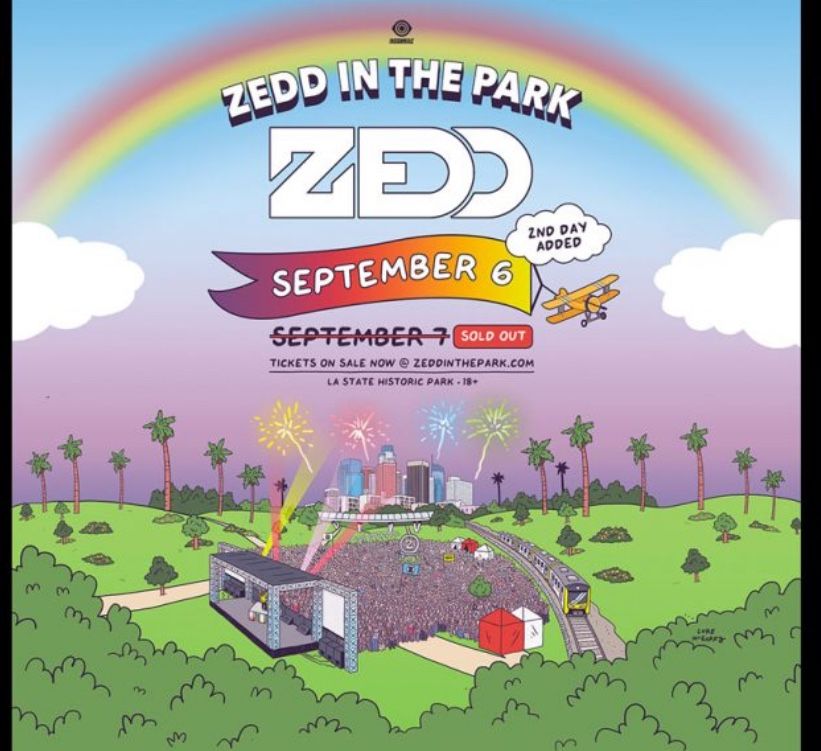 Zedd In The Park Friday Ticket 