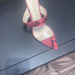 Snake Skin Translucent Stilettos 