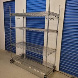 Metro Metal Wire Rack With 5 Adjustable Shelves 