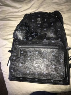 MCM book bag limited black