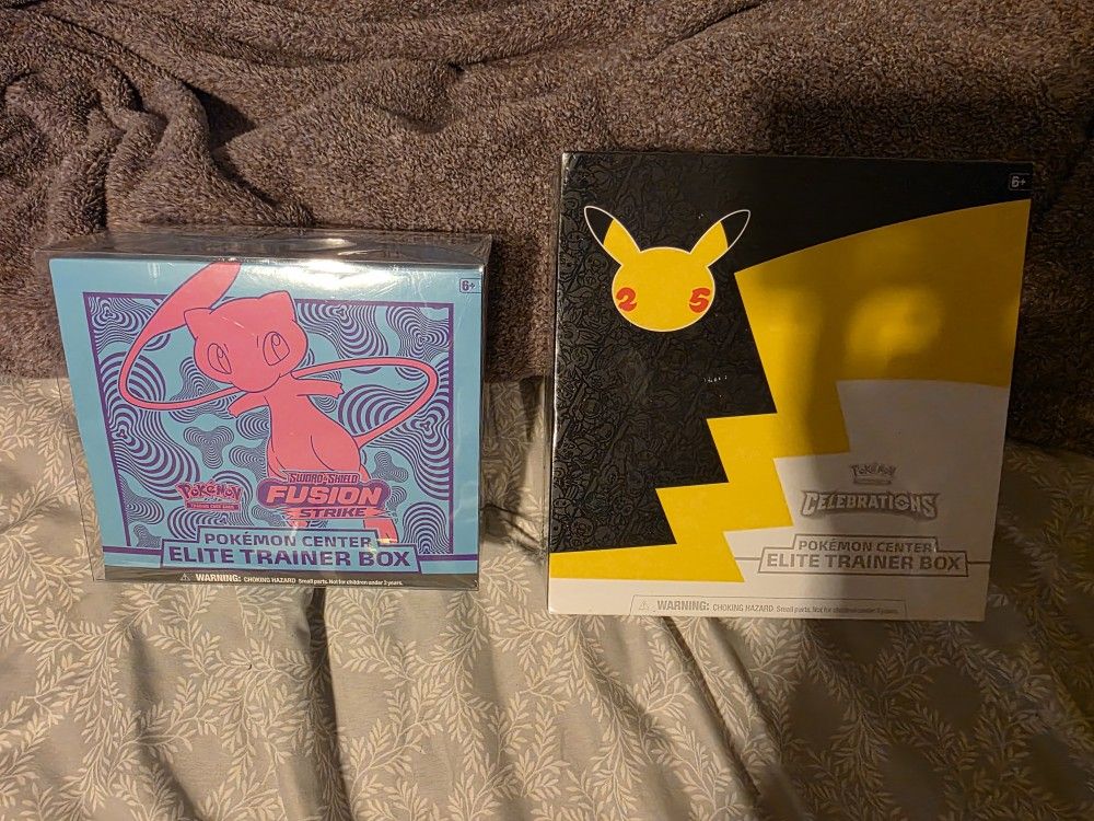 Pokemon Center Fusion Strike And Celebrations Etbs FIRM