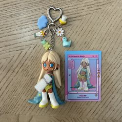 Pop Mart Lil Peach Riot DIY Keychain - Poppy Starlight