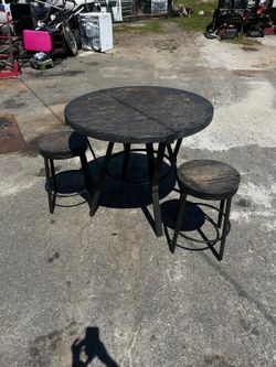 Dining room table and chairs