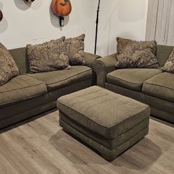 Sofa Set With Ottoman