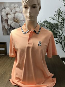 Psycho Bunny Mens Classic Pique Polo Size 7