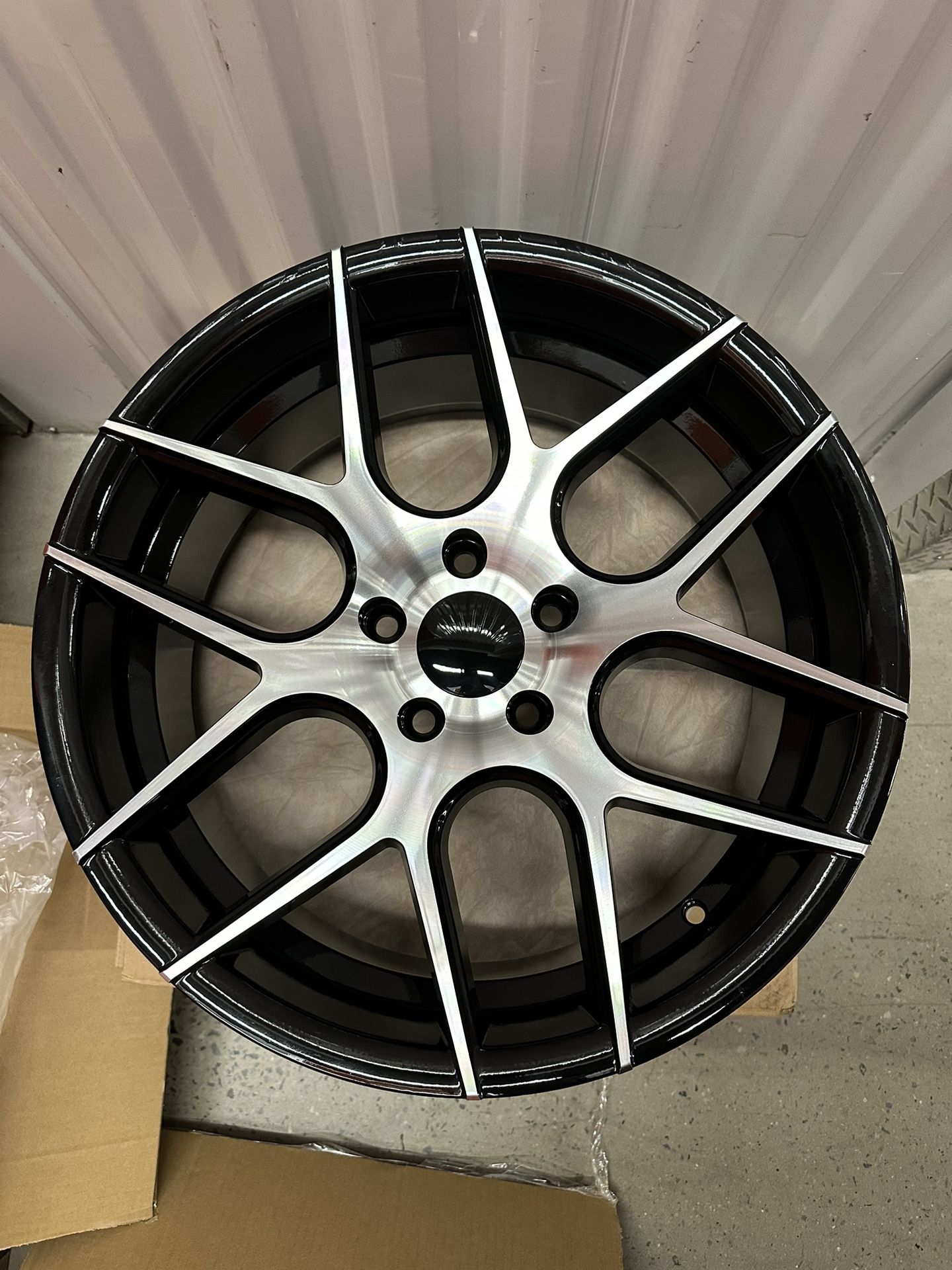 4x NEW 18” 5x114 Silver Black Rims Wheels for Acura, Honda,Nissan