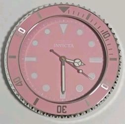 Invicta Pink Wall Clock