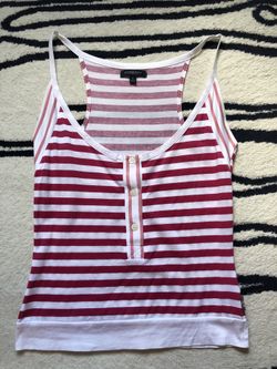 Burberry Pink Striped Top Size S