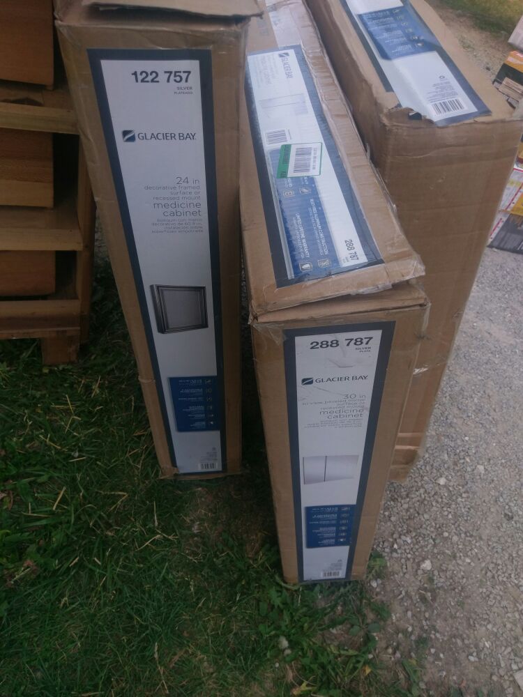 Brand new medicine cabinets