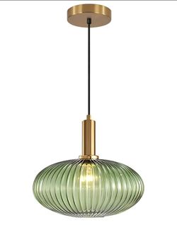 Lighting Mid-Century Modern Pendant Light Modern Green Globe Pendant Light Glass Bathroom Fixture Adjustable Brass Round Lights Kitchen Island Large F