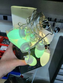 Rgb string led light set with remote USB powered