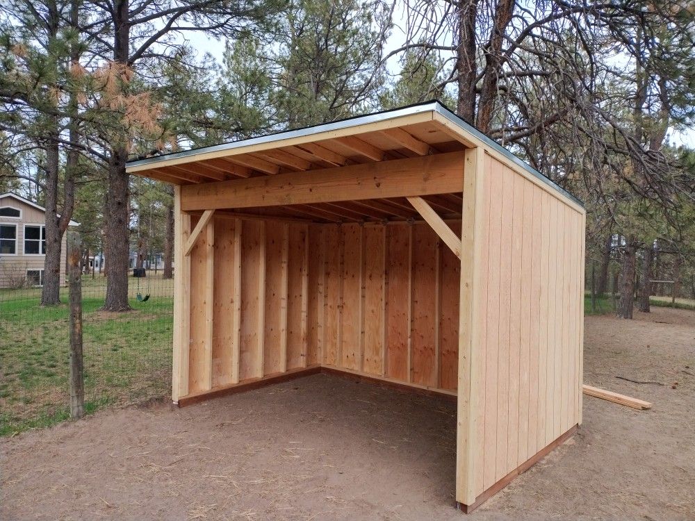 Livestock Loafing Sheds