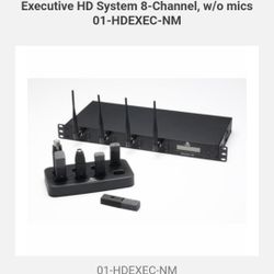 Revolabs wireless microphones reciever and mic charger

