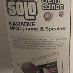 Pop solo jam edition karaoke microphone & speaker