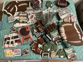 Football party supplies!!!