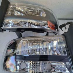 98-03 Dodge Durango 97-04 Dakota Headlights Luces Calaveras Micas Faros Focos Faroles Headlamps 