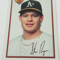 Stan Royer Rookie 1989 Bowman Baseball Trading Card 