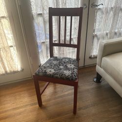 Red Antique Farm style Chair