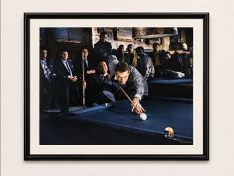 Paul Newman "The Hustler" framed print