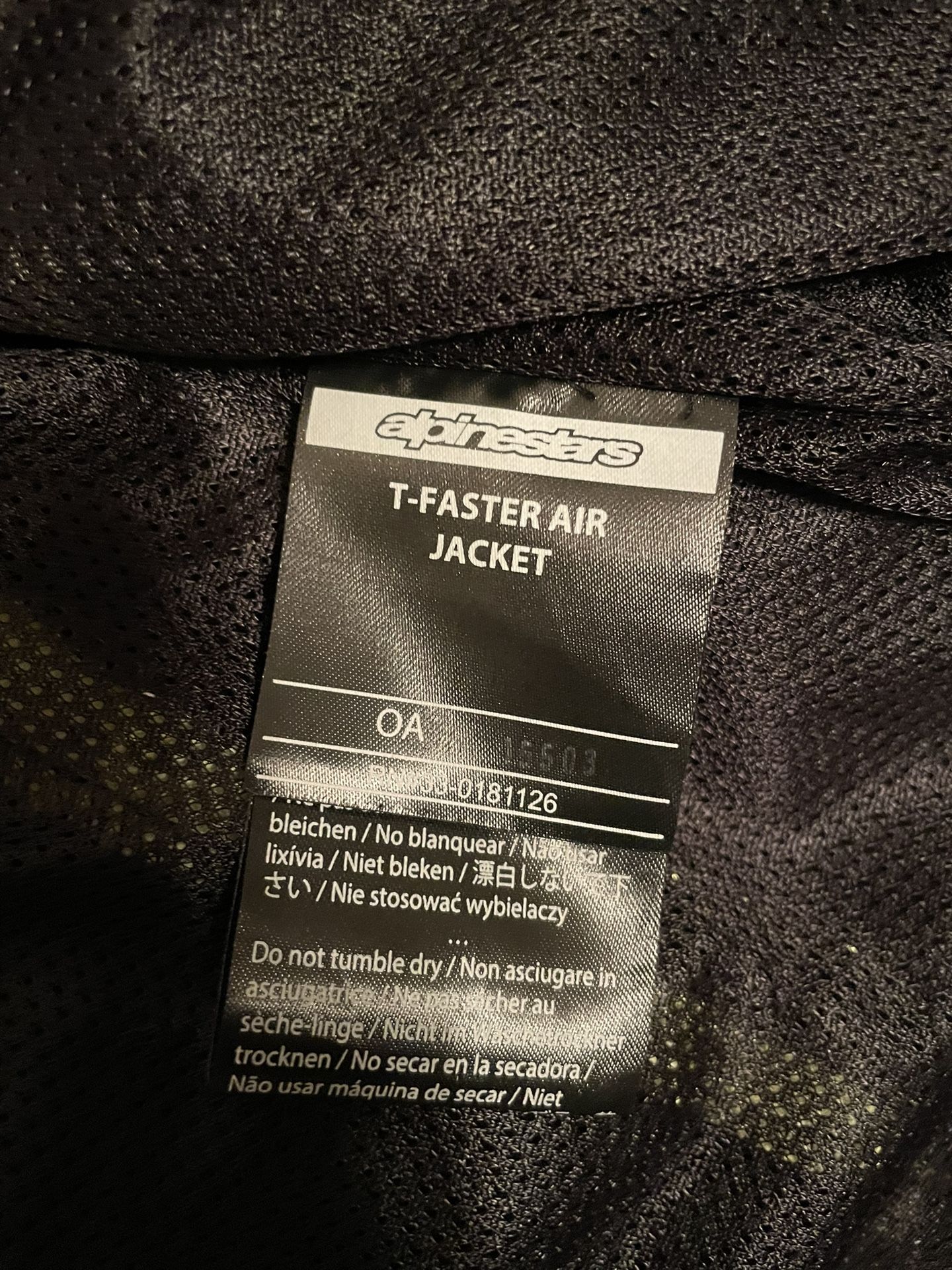 Alpinestars hotsell faster air