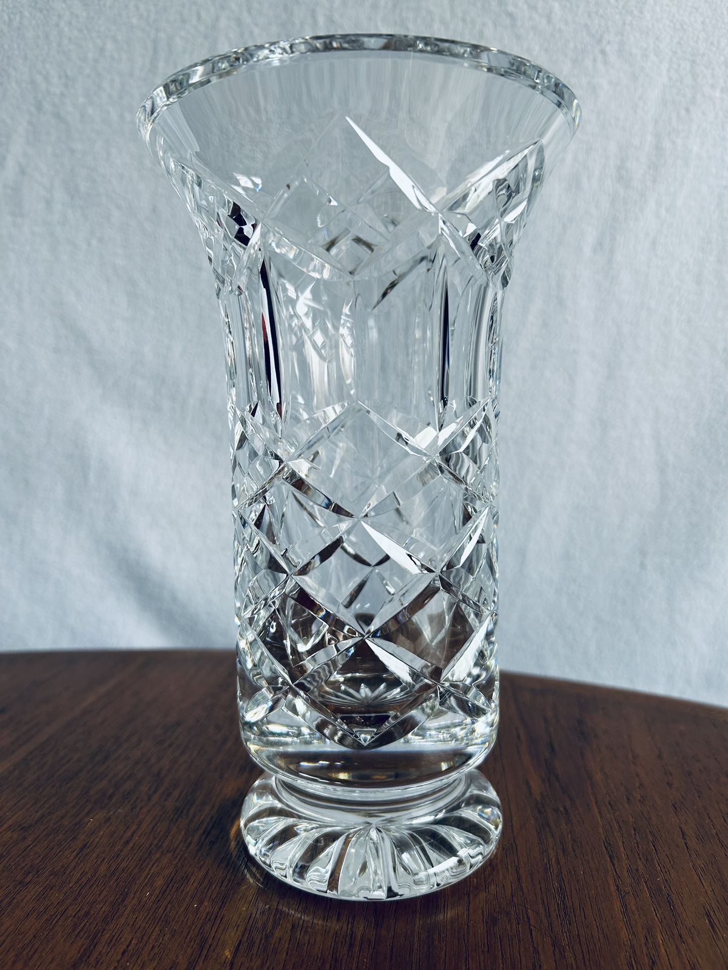 Waterford Crystal Vase Signed Serpent Vintage