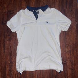 White Polo ASSN size M slim fit. Worn once