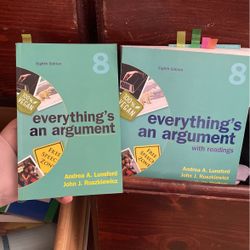 Everything’s An Argument And The One With Readings