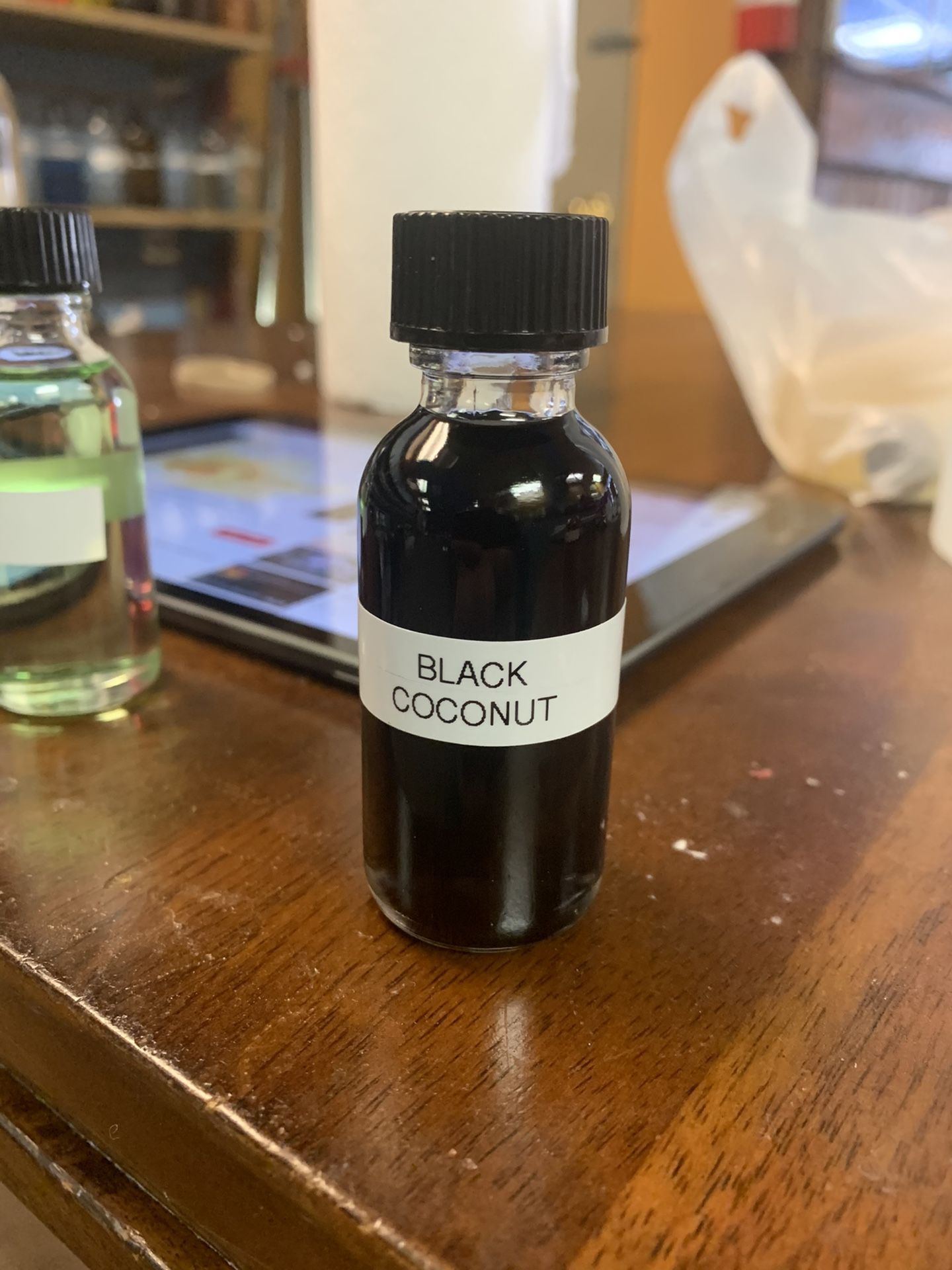 Black coconut body oil fragrances 1oz