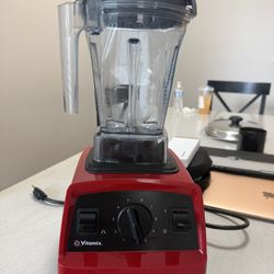 Red Vitamix Blender 