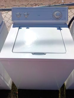WASHER AND DRYER WHIRLPOOL ELECTRIC WORKING EXCELLENT WITH 6 MONTHS WARRANTY RECEIPT TOTAL PRICE $300