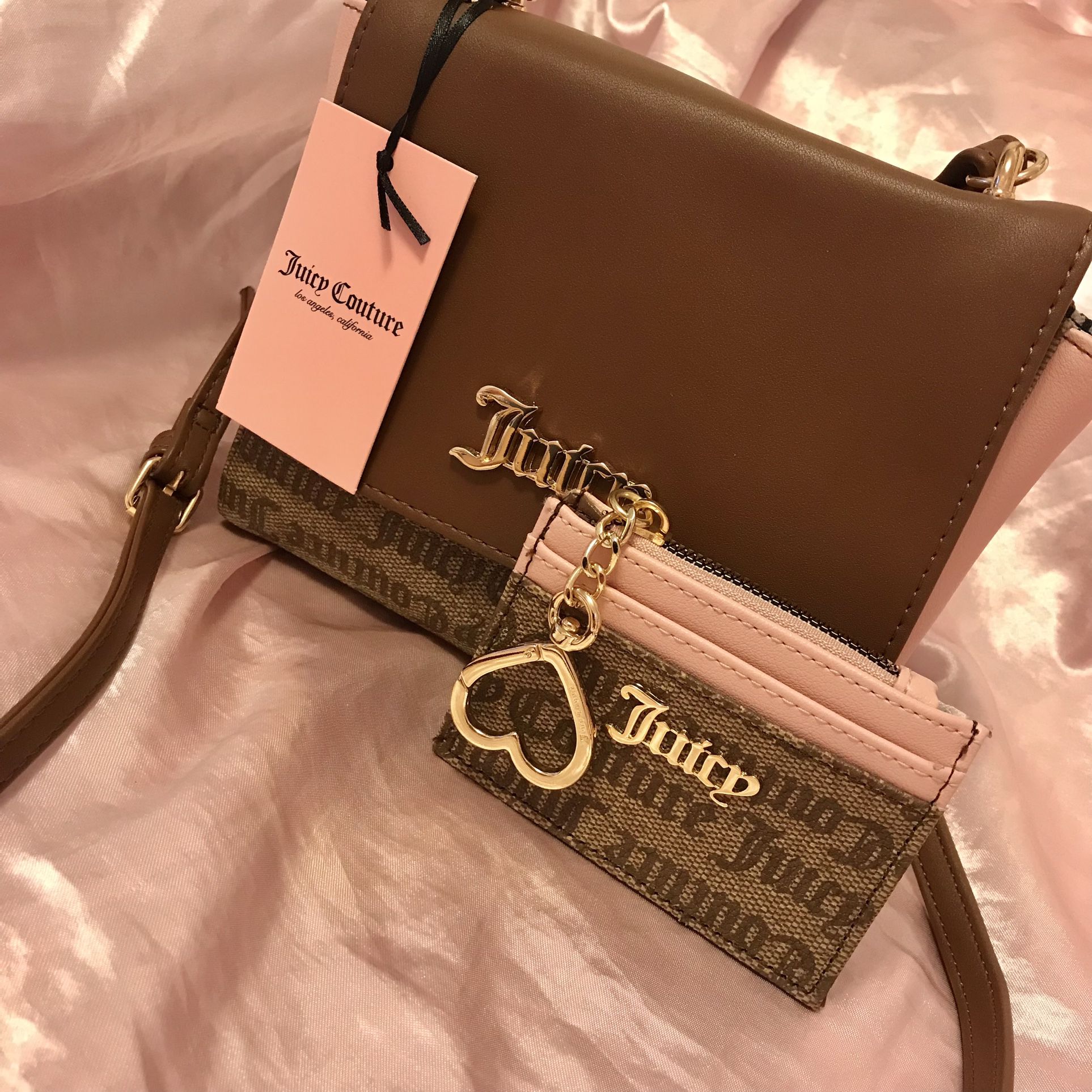 JUICY Chestnut Chino Crossbody Bag W/ Wallet