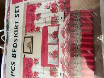 5 pcs Bed Skirt set