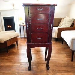 Standing Jewelry Armoire