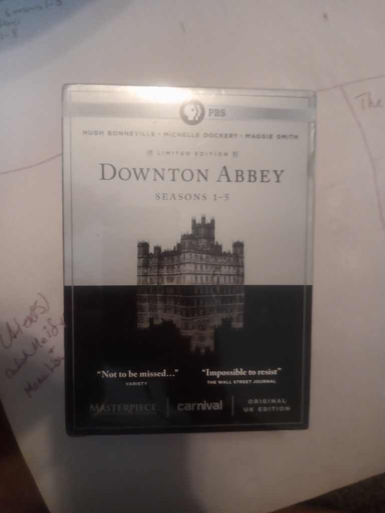 PBS "Downton Abbey" Complete Seasons 1-5 DvD Limited Edition Factory Sealed