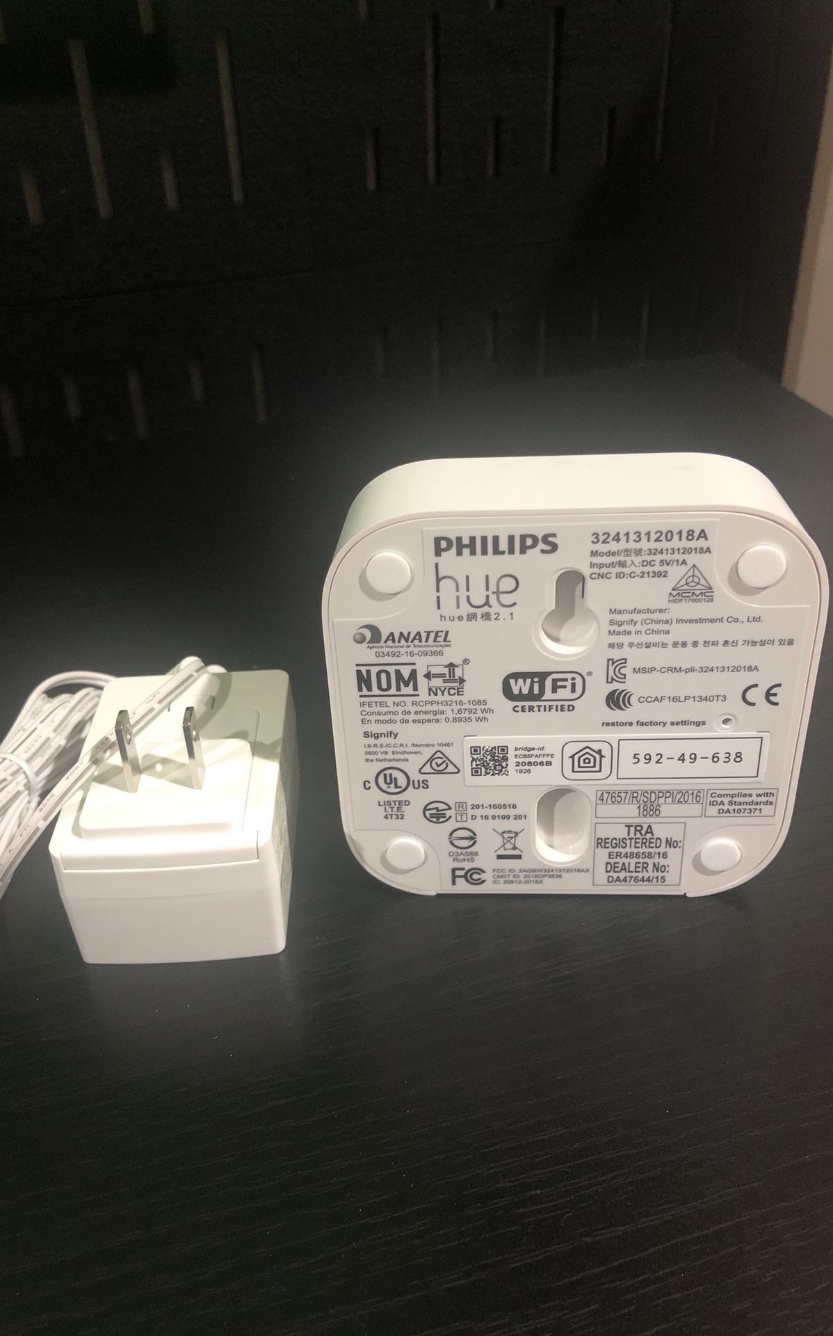Philips 3rd Generation Hue Bridge 2.1 Hub - 3241312018A