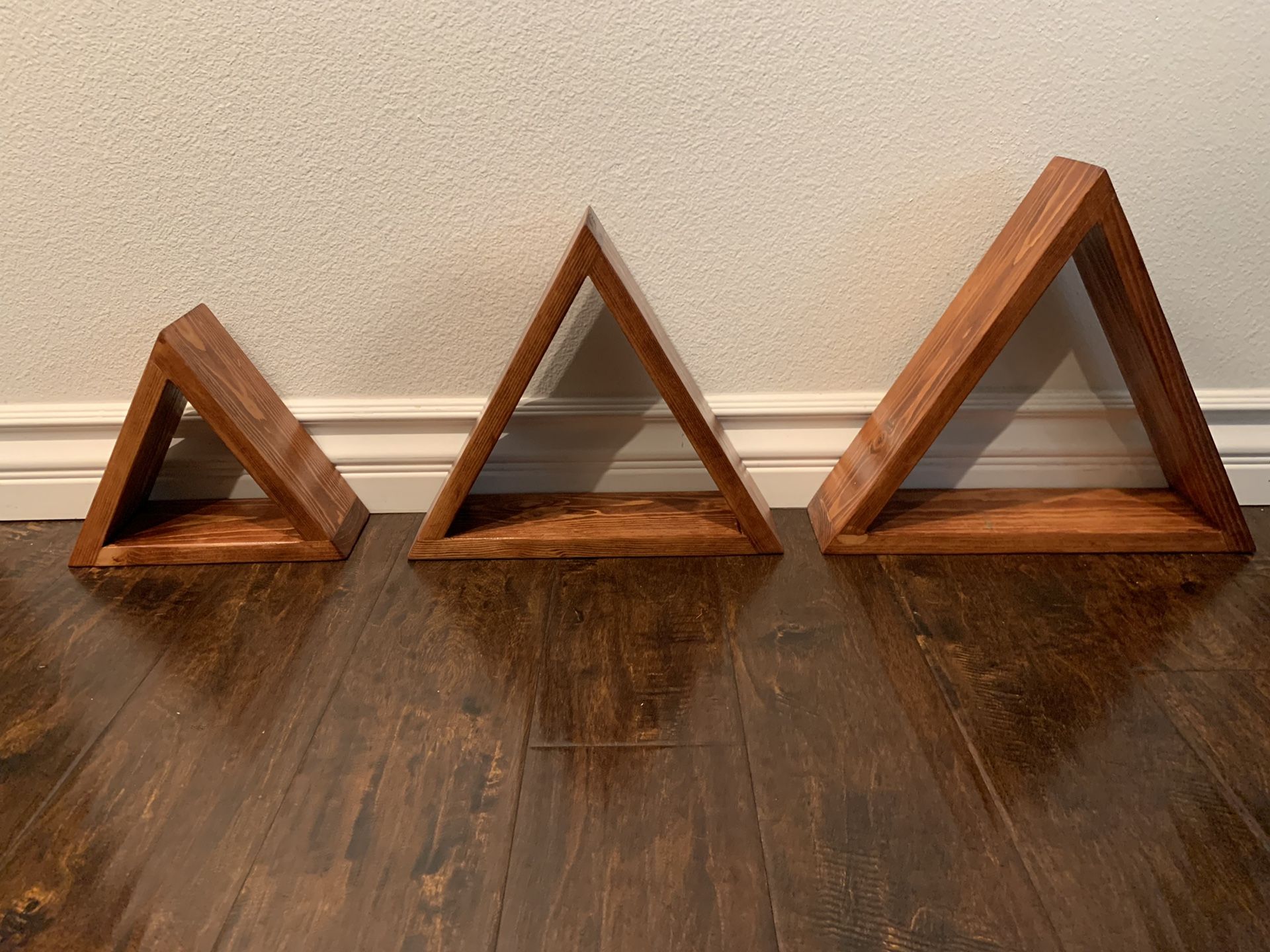 Floating Triangle Shelf / Shelves