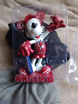 Angel stadium 50th anniversary Mickey mouse bobblehead brand new in the box