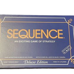SEQUENCE Deluxe Edition Board Game - Vintage 1995