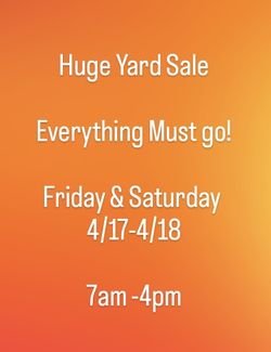 Huge Yard SALE