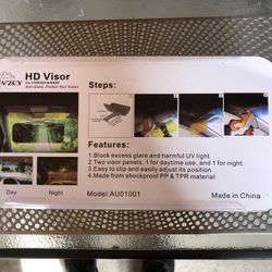 HD Visor Block Glare And UV Light