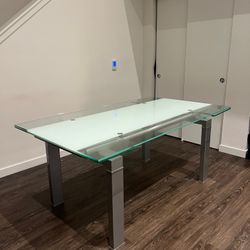 Beautiful Dania Glass table $200