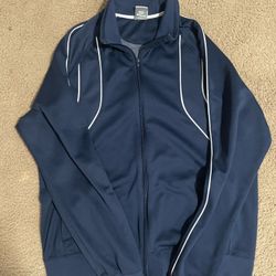 Nike Vintage Full Zip Blue Navy Sportswear Jacket