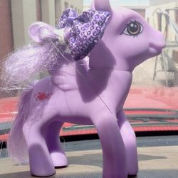 My Little Pony Purple With Wings Purple Glitter Hair Heart Music Note