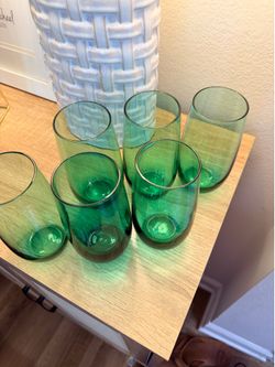 World Market drinking glasses - Stemless