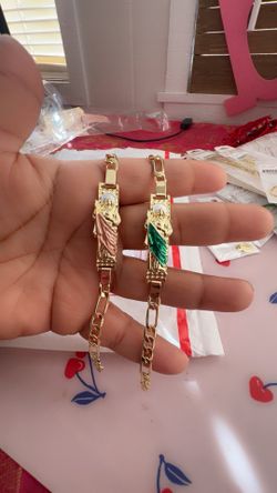 Pulseras Oro Laminado Para Niño