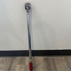 Snap-on Tools Red 1/2" Drive Click-Type Micro Torque Wrench QE3R250r 50-250 ft-lb