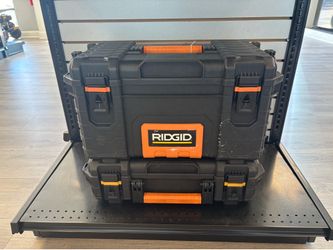 Ridgid stackable tool boxes
