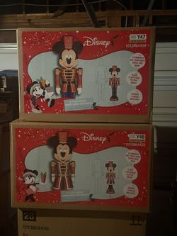 Mickey And Minney Nutcracker Christmas Animated Decorations 