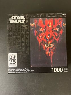 Disney Parks Star Wars Darth Maul Exhibit 1000 Pc Puzzle Phantom Menace 25th New